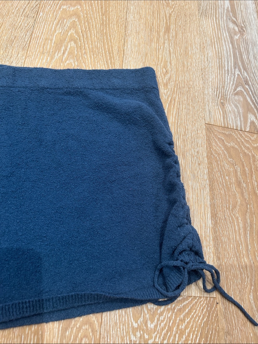 FP Beach Free People Blue Side Shirred Skirt - Picture 2 of 5